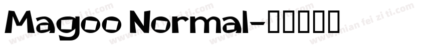 Magoo Normal字体转换